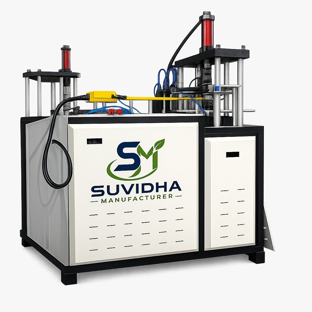 Double Die Buffet Plate Making Machine